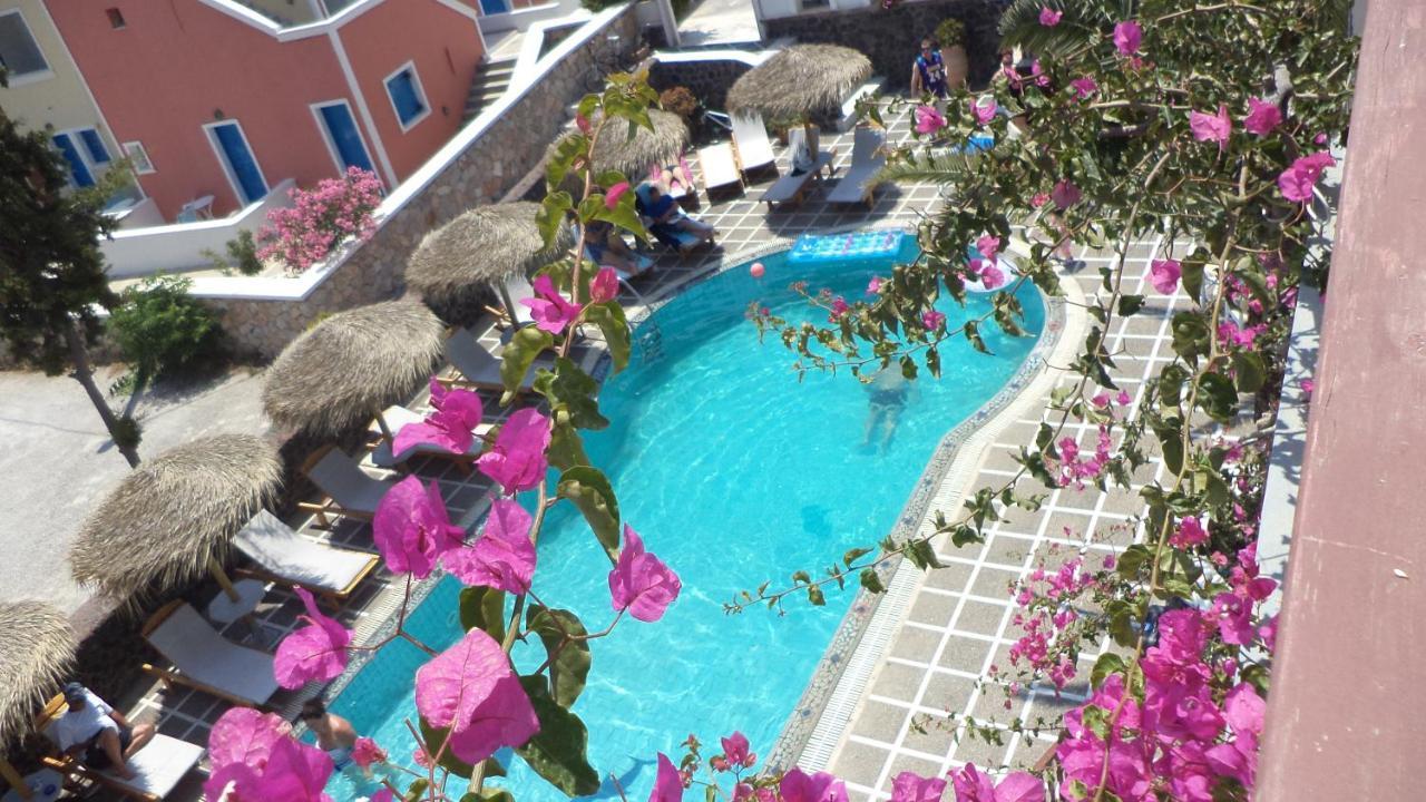 Kafouros Hotel Kamári Dış mekan fotoğraf