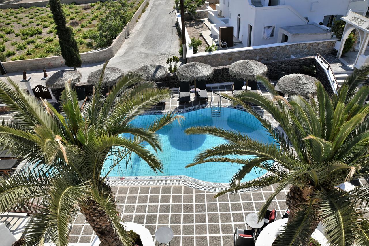 Kafouros Hotel Kamári Dış mekan fotoğraf